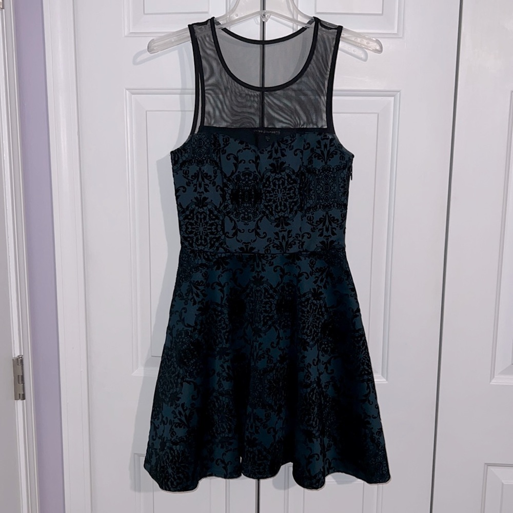 Three pink hearts Fit and Flare dress